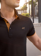 Spider Black Polo Shirt