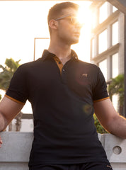 Spider Black Polo Shirt