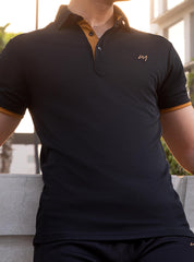 Spider Black Polo Shirt