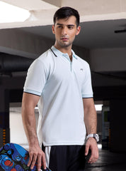 Ice Blue Polo Shirt