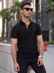 Spider Black Polo Shirt