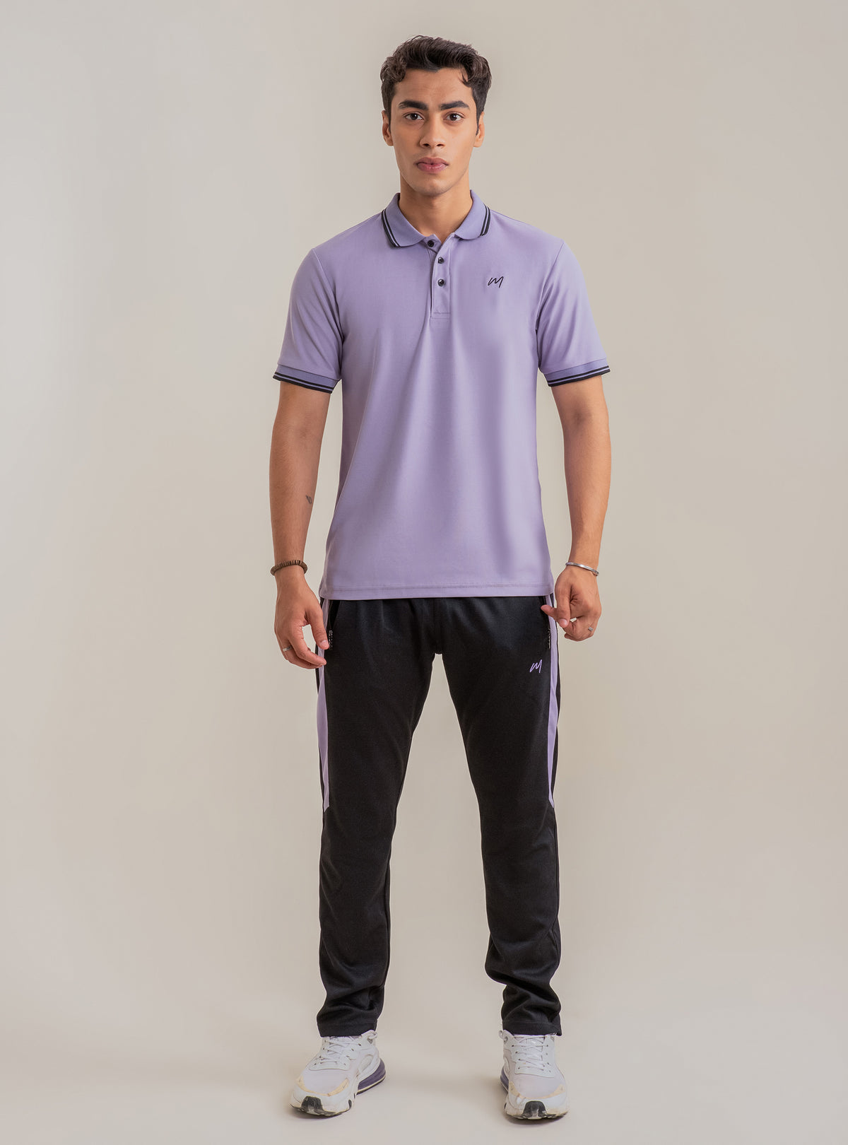 Thistle Purple Polo Set