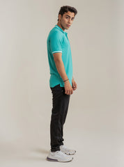 Drizzle Green Polo Set