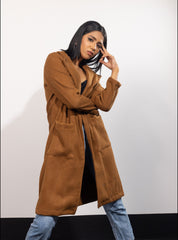 Monarch wool long coat