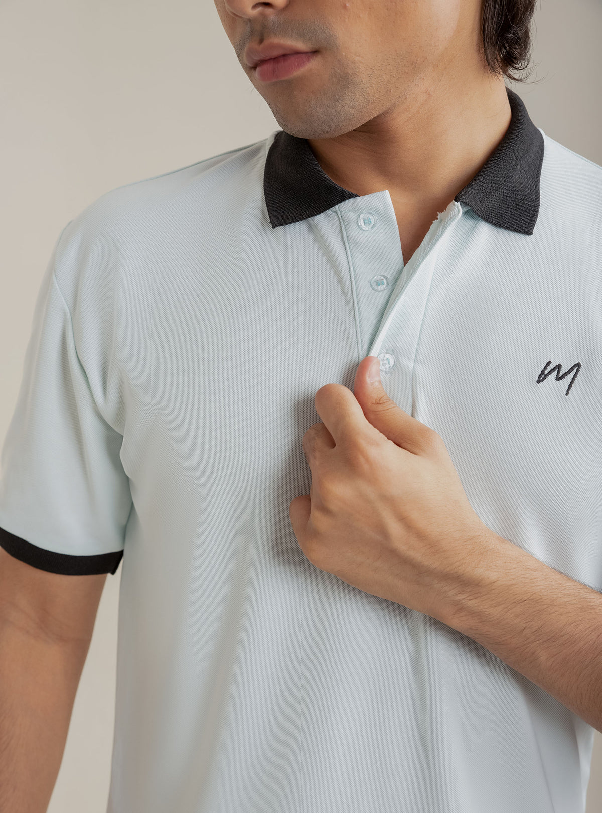X Ice Blue Polo Shirt
